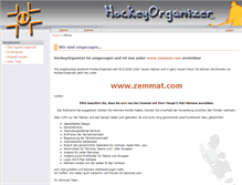 Tablet Screenshot of hockeyorganizer.at